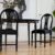 Chaises noires – gustaviennes, modèle Axet années 1950