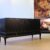 Sideboard schwarz samtmatt mit Gold – Art déco, 1935