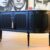 Sideboard schwarz – gustavianisch, 1960er
