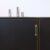 sideboard-594.1_f Sideboard schwarz mit Goldrahmen – antik, um 1930