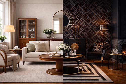 Art Deco i jämförelse med Swedish Grace