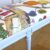 Banquette grise – gustavienne, tissu Josef Frank