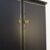 Móvel bar preto com folha de ouro – Swedish Modern, anos 1940